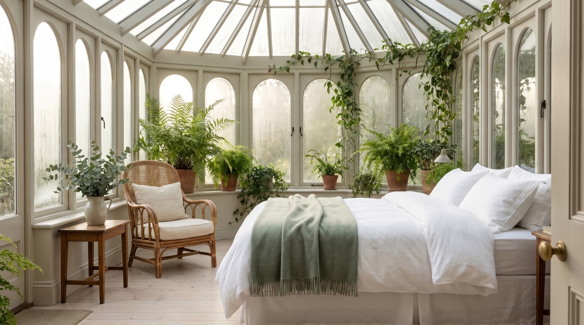 De glazen tuinkamer van De Wintertuin